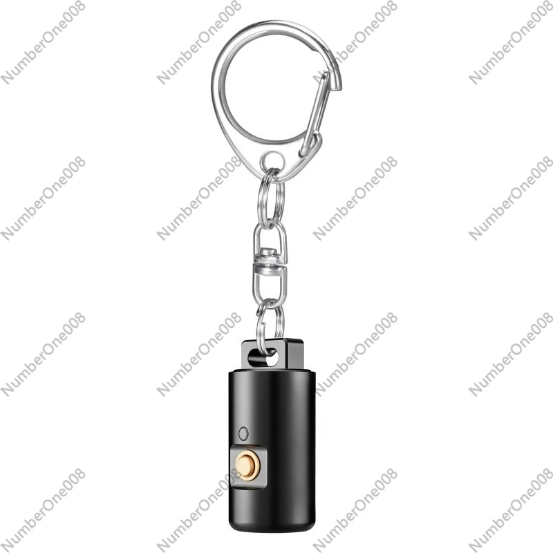Keychain Flashlight - Mini Strong Light Flashlight USB Rechargeable,