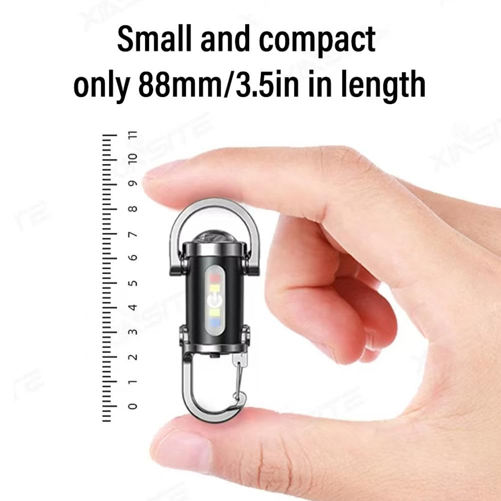 Keychain Flashlight - 1200LM Super Bright Mini Keychain Flashlight