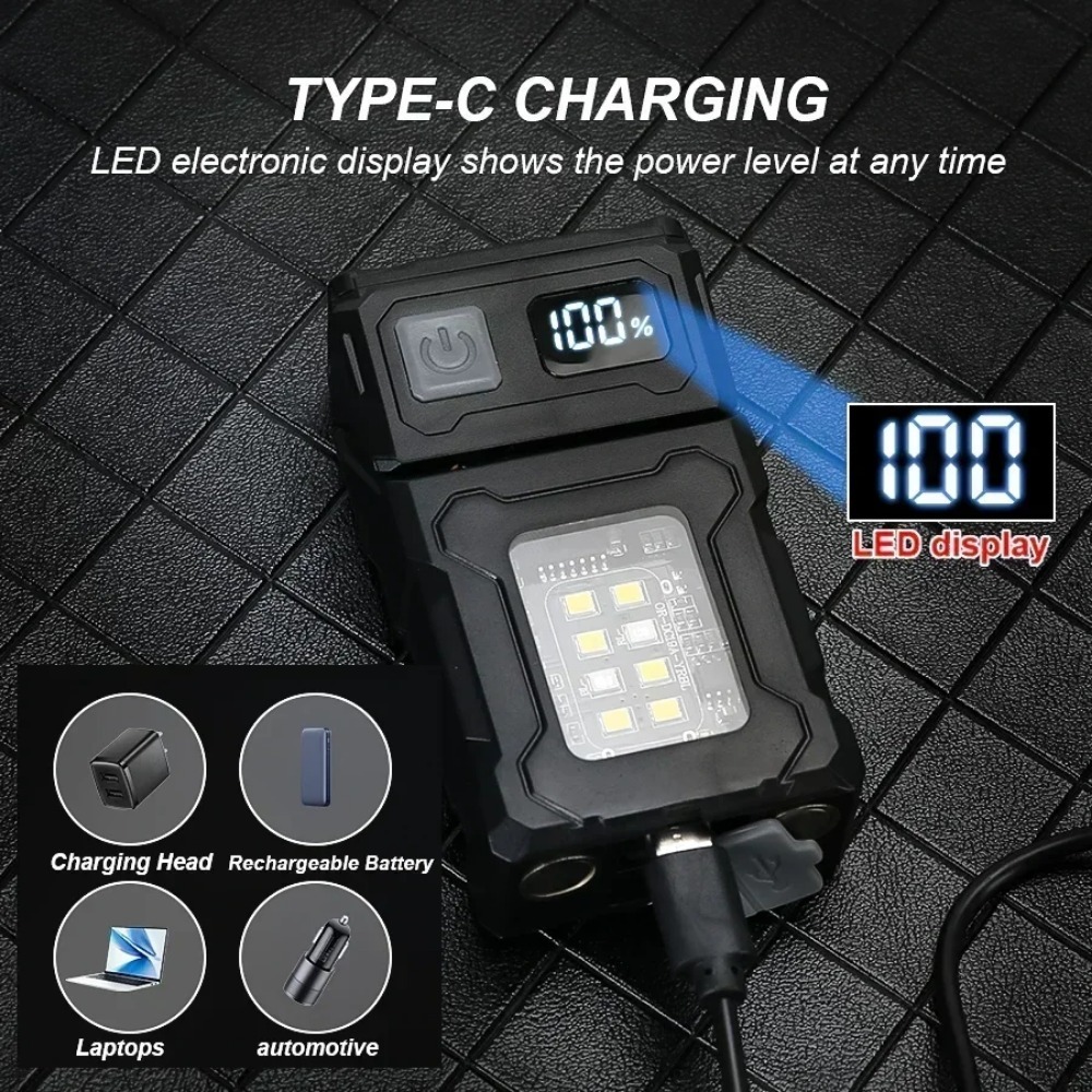 180° Rotatable LED Flashlight  - Keychain Flashlight review and price