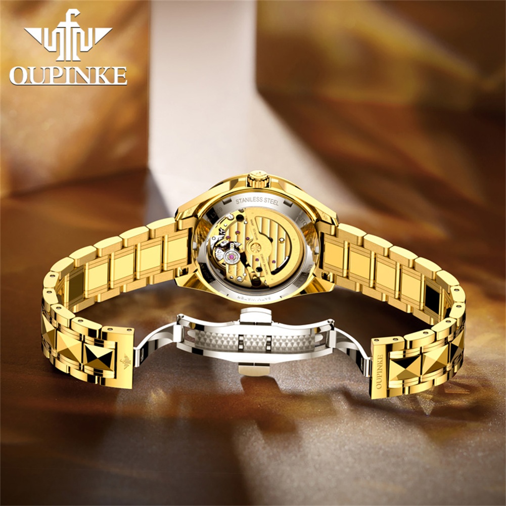 OUPINKE 3259 Real Gold Automat - Watch Winder Compact review and price