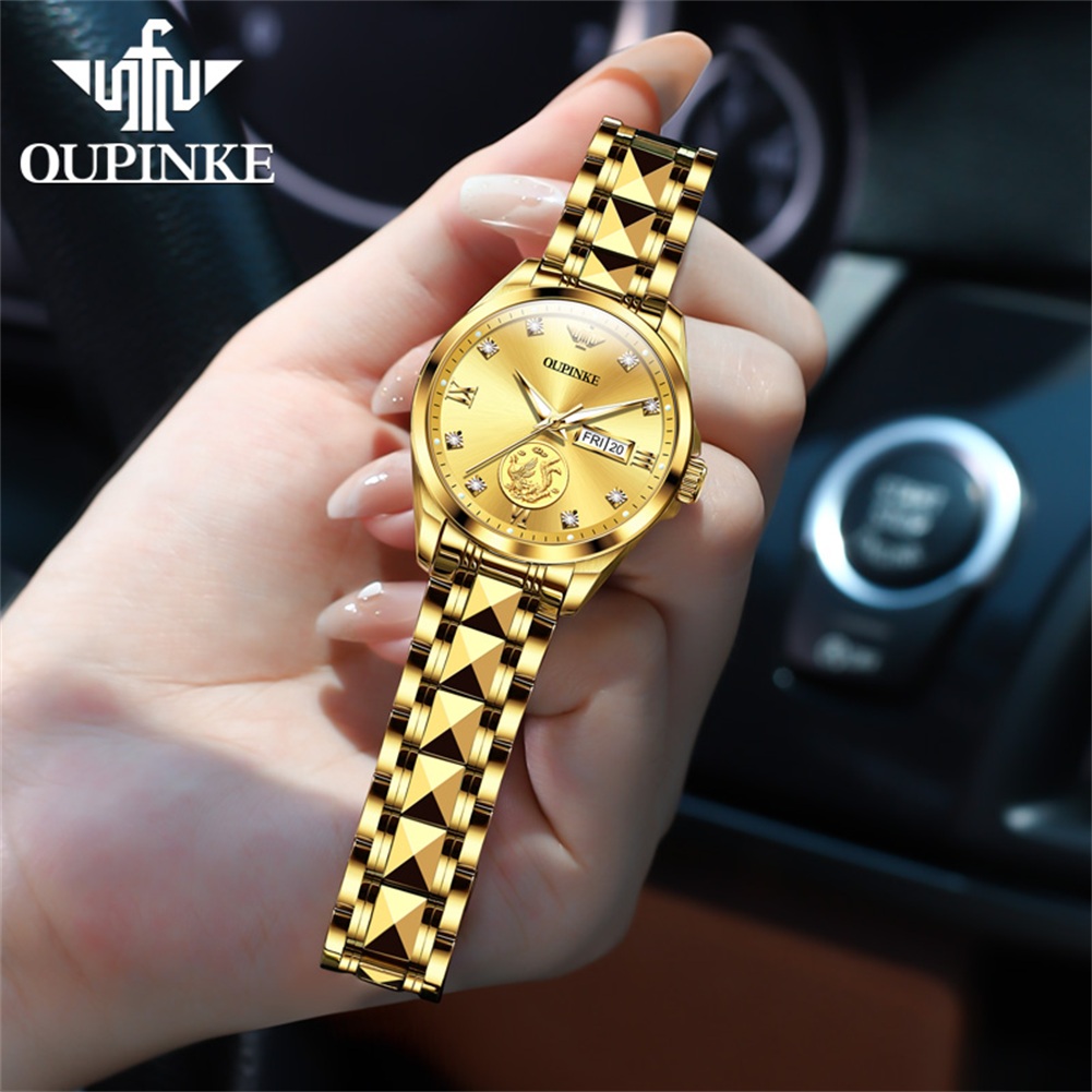 OUPINKE 3259 Real Gold Automat - Watch Winder Compact review and price