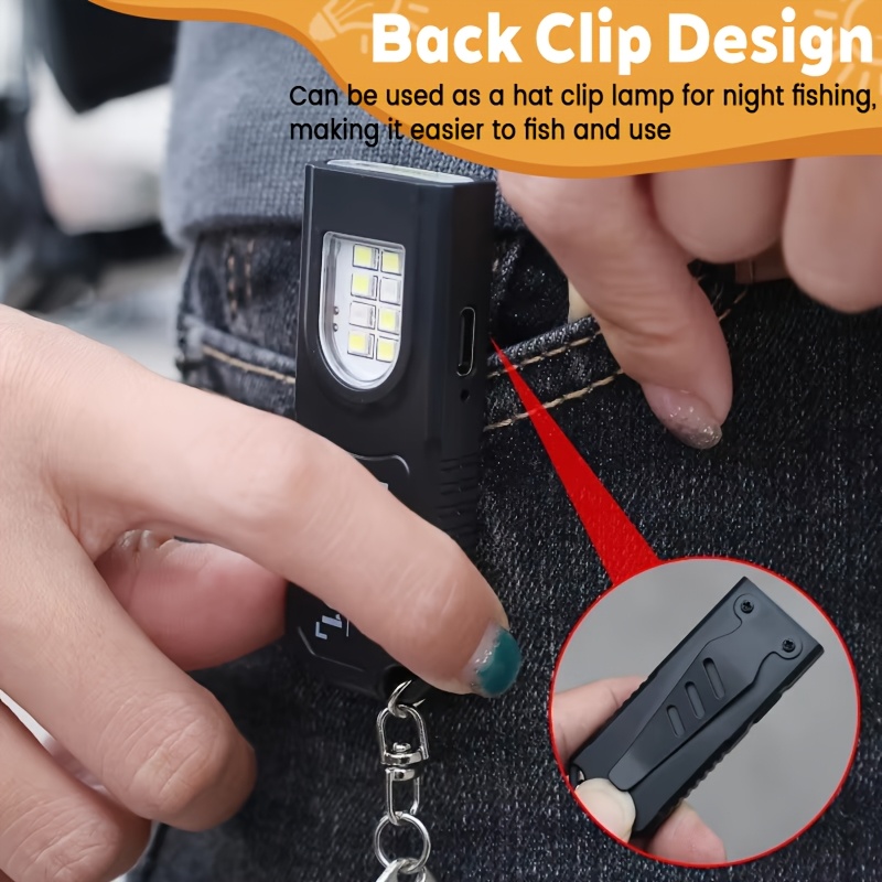 Multifunctional Mini COB LED K - Keychain Flashlight review and price