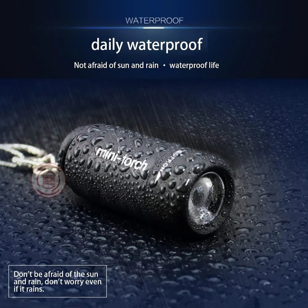 USB Rechargeable Camping Mini  - Keychain Flashlight review and price