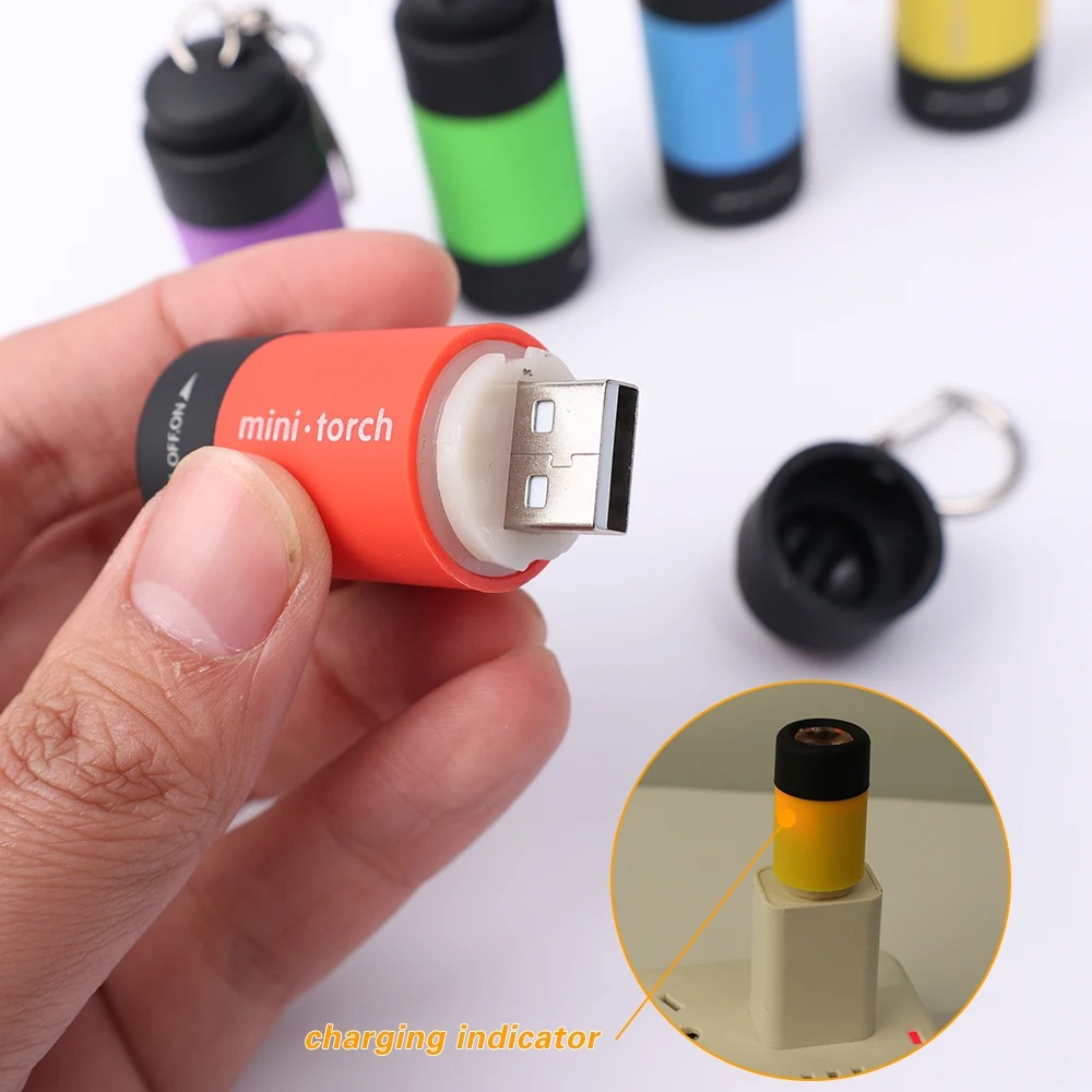 USB Rechargeable Camping Mini  - Keychain Flashlight review and price
