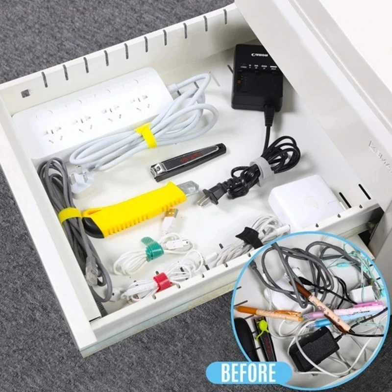 10/30/50Pcs Reusable Hook And  - Gear Tie Reusable review and price