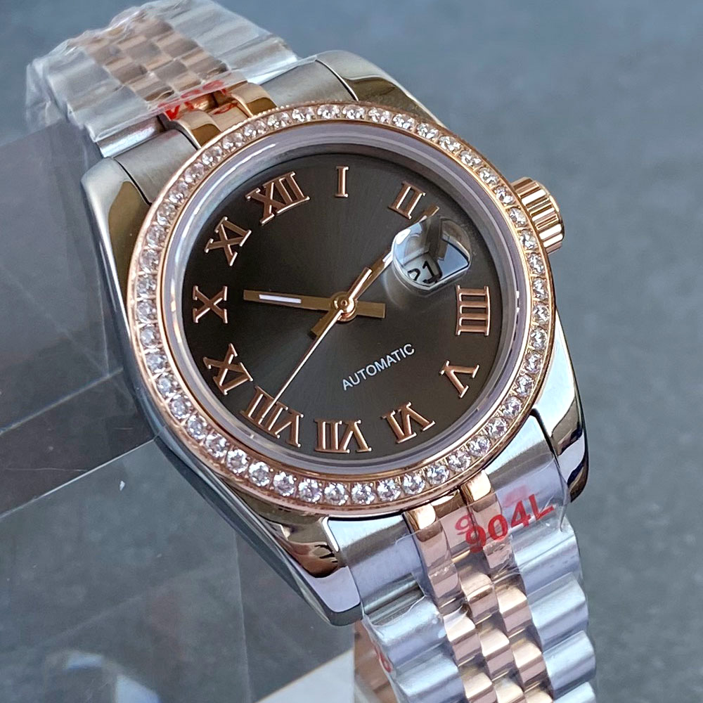 Tandorio New 31mm Silver Rose  - Watch Winder Compact review and price