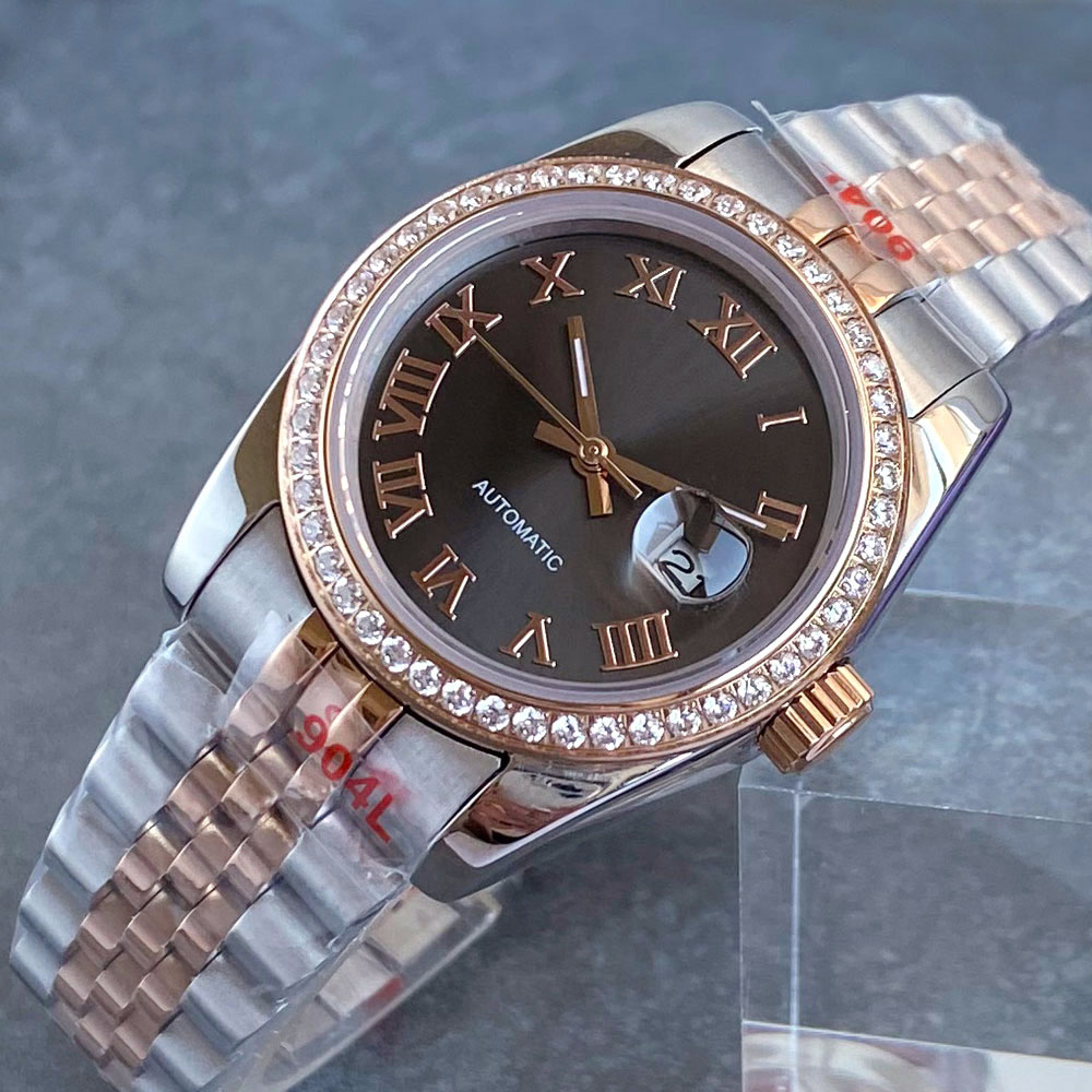 Tandorio New 31mm Silver Rose  - Watch Winder Compact review and price