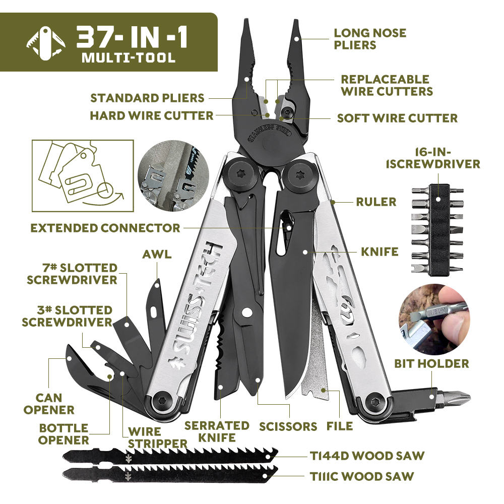 SWISS TECH Multifunctional Fol - Edc Carry Knife review and price