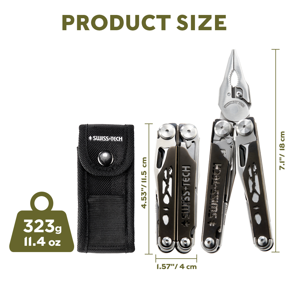 SWISS TECH Multifunctional Fol - Edc Carry Knife review and price