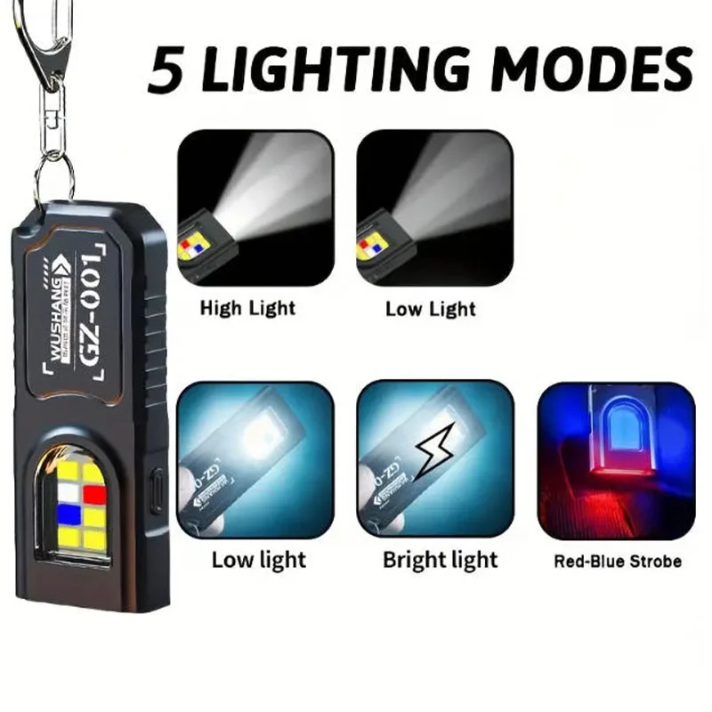 LED Keychain Flashlight Type C - Keychain Flashlight review and price